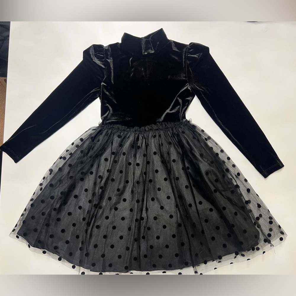 Btween Girls Black Dress Size 7 / Vestido Para Niñas Talla 7